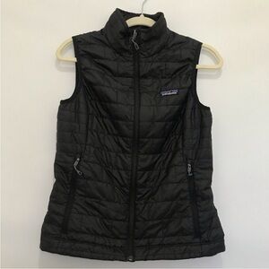 Patagonia Black Nano Quilted Vest S